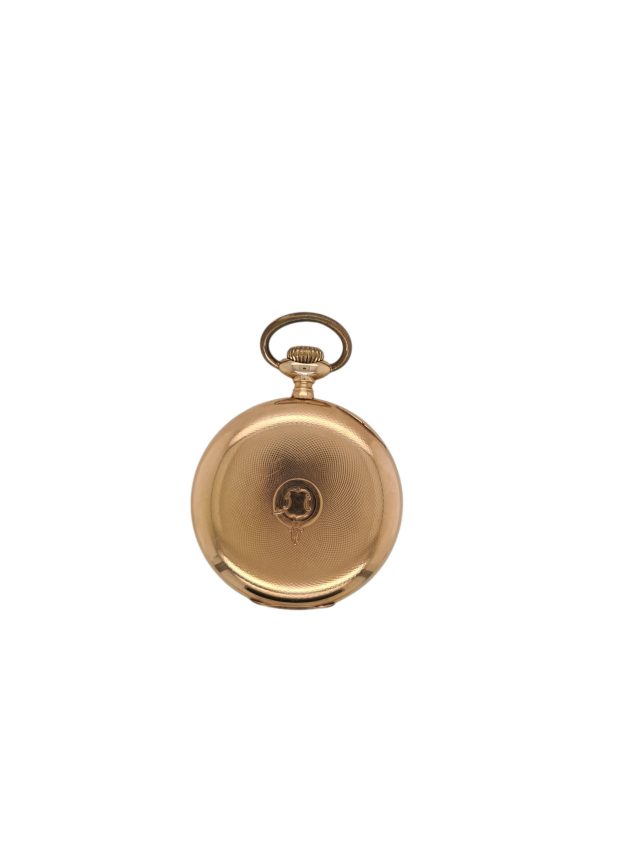 14 karaat gouden zakhorloge - occasion #28867 - Afbeelding 2