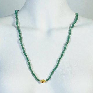 Kralencollier van smaragd #27823