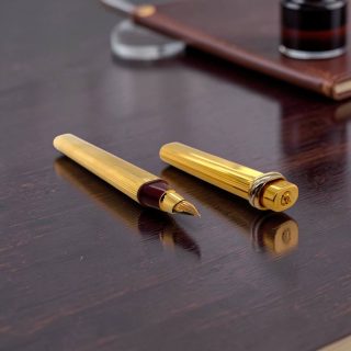 Cartier vulpen - Must de Cartier 18 karaat doublé goud - occasion #29277-2