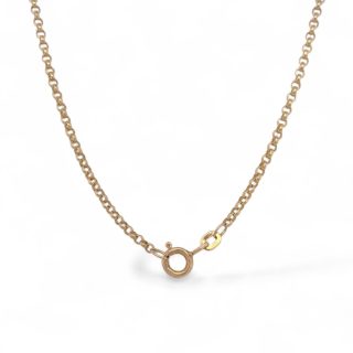 Gouden anker collier 2mm - 14 k - occasion #29378