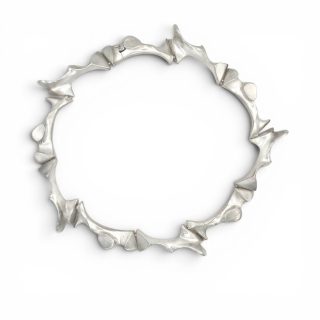 Nova collier van Björn Weckström voor Lapponia, modernistisch vintage sieraad uit 1975