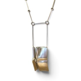 Design collier 'Birdman' van Lapponia – Sterling zilver – Vintage – #2601