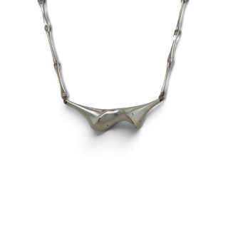 Vintage Lapponia Arietta collier van 925 sterling zilver, ontworpen door Zoltan Popoits